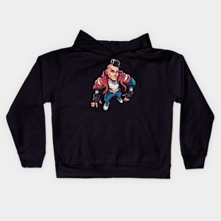 Retro Urban Mohawk Kids Hoodie